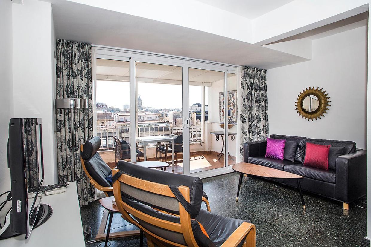 Ferienwohnung The Gran Via Penthouse Barcelona Exterior foto