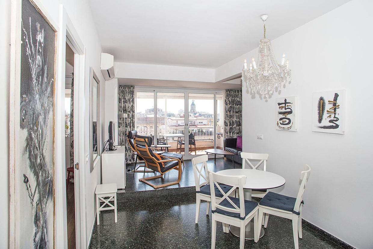 Ferienwohnung The Gran Via Penthouse Barcelona Exterior foto